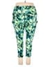 Xersion Print Green Active Pants Size 2X - photo 2