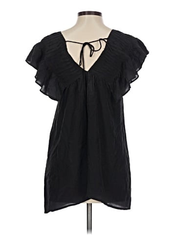For Joseph Short Sleeve Silk Top (view 2)
