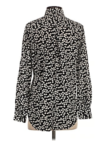 Equipment Long Sleeve Silk Top (view 2)