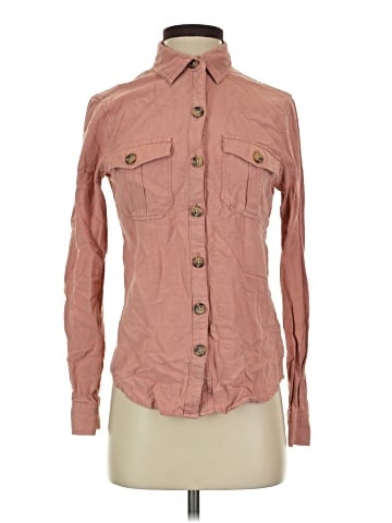 Aeropostale Long Sleeve Button-Down Shirt (view 1)