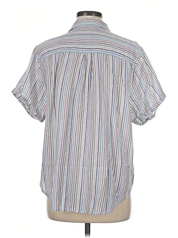 Madewell Chronicle Shirt in Rainbow Stripe (view 2)