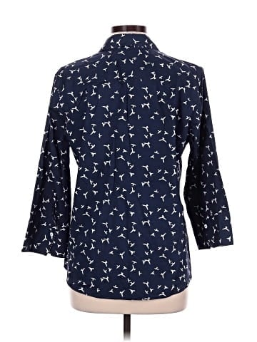 Foxcroft 3/4 Sleeve Button-Down Shirt (view 2)