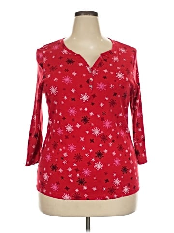 Karen Scott 3/4 Sleeve T-Shirt (view 1)