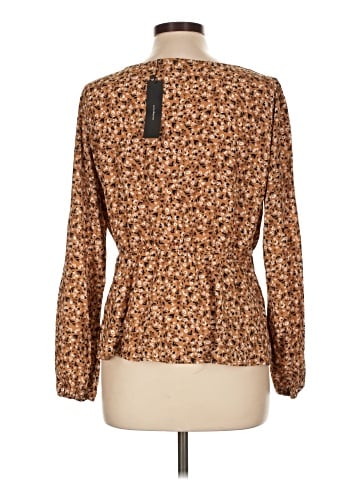 Allegra K Long Sleeve Blouse (view 2)