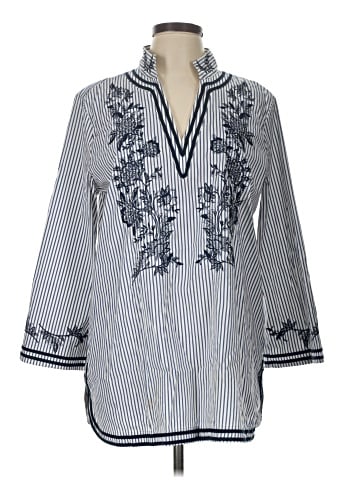 Chico's Long Sleeve Blouse (view 1)