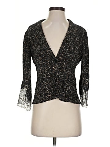 DKNY 3/4 Sleeve Silk Top (view 1)