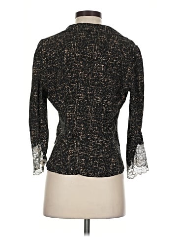 DKNY 3/4 Sleeve Silk Top (view 2)