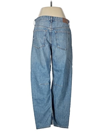 Madewell The Darted Barrel-Leg Jean in Dobbins Wash (view 2)