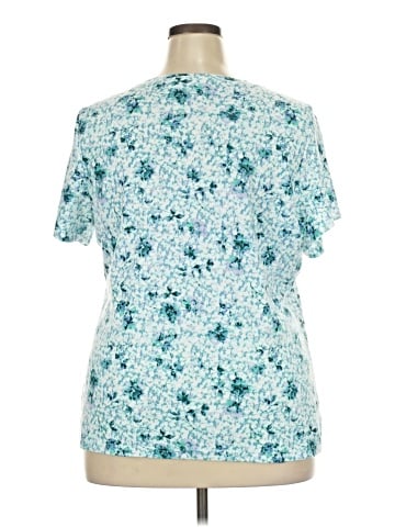 Karen Scott Short Sleeve Henley (view 2)