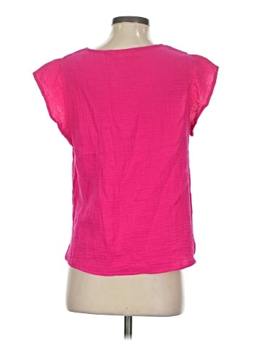 Three Dots Short Sleeve Top (view 2)