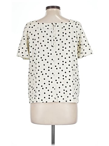 Madewell Lightspun Harlow Square-Neck Top in Dot Toss (view 2)