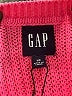 Gap 100% Cotton Solid Pink Pullover Sweater Size XS - photo 7