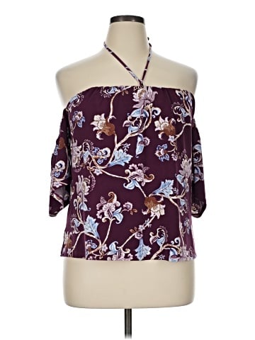White House Black Market 3/4 Sleeve Blouse (view 1)