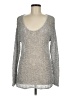 Caslon Metallic Silver Pullover Sweater Size M - photo 1