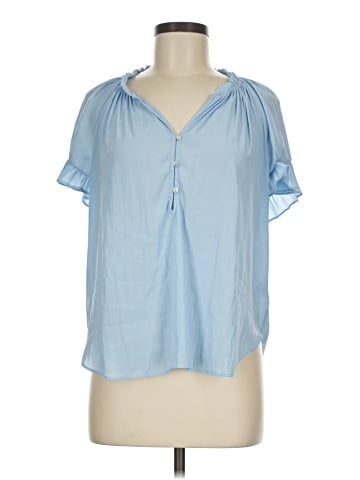 Rose + Olive Short Sleeve Blouse (view 1)