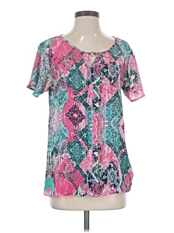 Notations Short Sleeve Blouse (view 1)