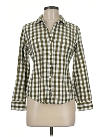 Sandra Ingrish 3/4 Sleeve Button-Down Shirt (view 1)