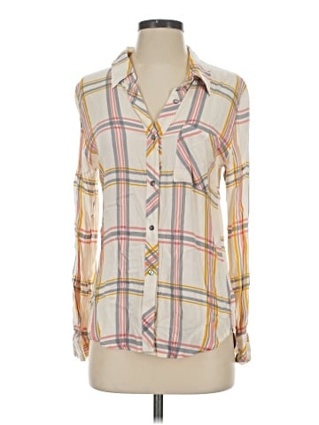 Olivaceous Long Sleeve Button-Down Shirt (view 1)
