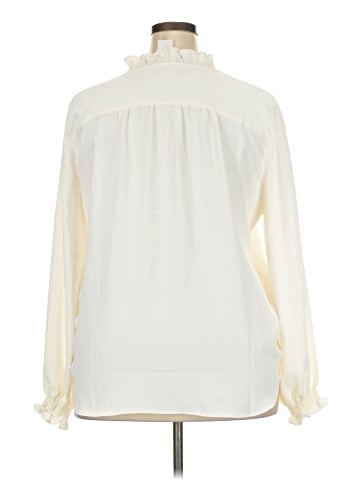 Ann Taylor Long Sleeve Blouse (view 2)