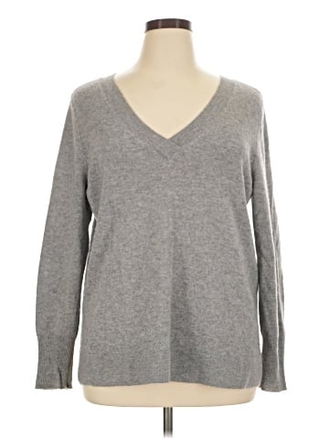Halogen Cashmere Pullover Sweater (view 1)
