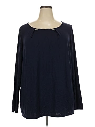 Marina Rinaldi Long Sleeve Blouse (view 1)