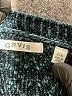 Orvis 100% Polyester Chevron-herringbone Teal Pullover Sweater Size L - photo 7