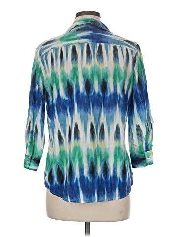 Chico's 3/4 Sleeve Button-Down Shirt (view 2)