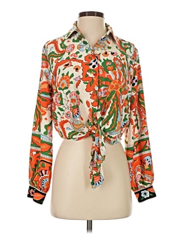 Cupcakes & Cashmere Long Sleeve Blouse (view 1)