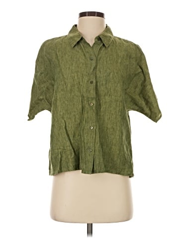 Eileen Fisher 3/4 Sleeve Button-Down Shirt (view 1)