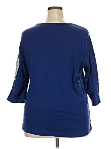 Quacker Factory 3/4 Sleeve T-Shirt (view 2)