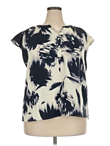 Simply Vera Vera Wang Short Sleeve Blouse (view 1)