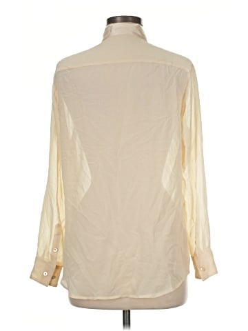 Equipment Long Sleeve Silk Top (view 2)