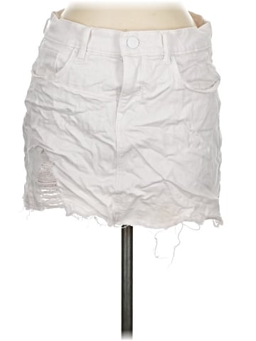 Express Denim Skirt (view 1)