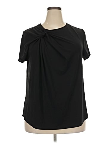 Universal Standard Short Sleeve Blouse (view 1)