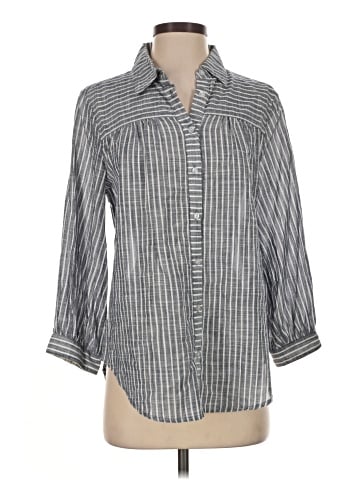 Michael Stars 3/4 Sleeve Button-Down Shirt (view 1)