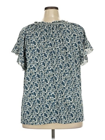 Max Studio Short Sleeve Blouse (view 2)