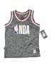 NBA 100% Polyester Gray Tank Top Size 8 - photo 1