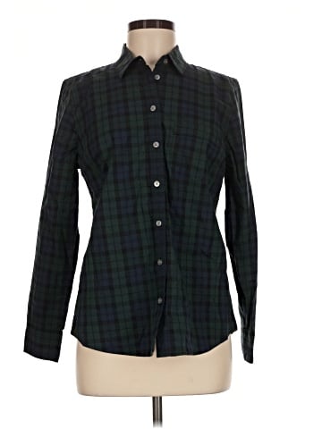 J.Crew Factory Store Long Sleeve Button-Down Shirt (view 1)