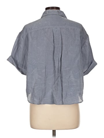 Madewell Crinkled Utility Button-Up Shirt (view 2)