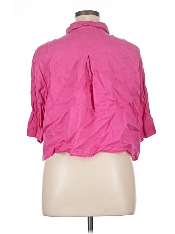 H&M 3/4 Sleeve Button-Down Shirt (view 2)