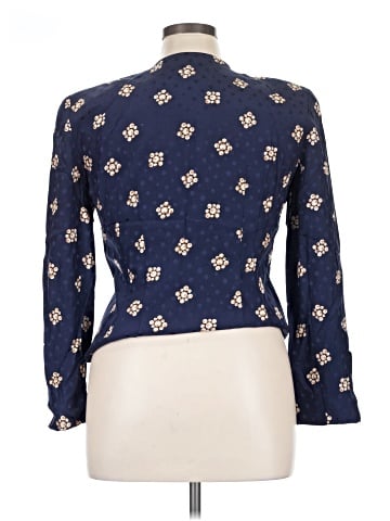 Maggy London Long Sleeve Silk Top (view 2)
