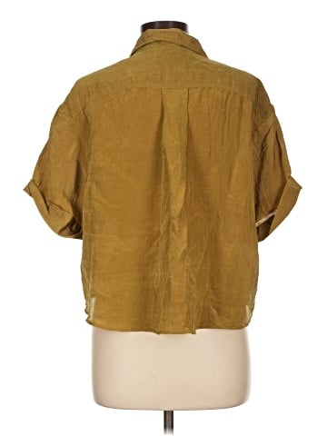Madewell Crinkled Utility Button-Up Shirt (view 2)