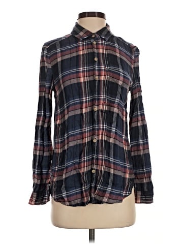 American Eagle Outfitters Long Sleeve Button-Down Shirt (view 1)