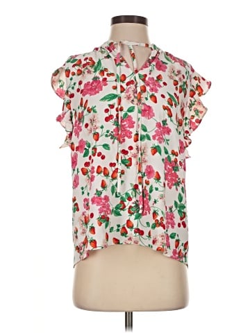 Ann Taylor Short Sleeve Blouse (view 1)