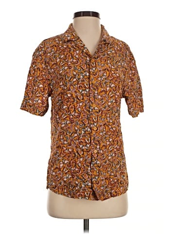 Earthbound Trading Co. Short Sleeve Button-Down Shirt (view 1)