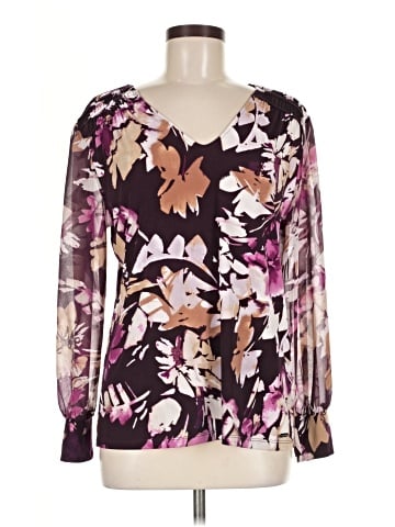 Calvin Klein Long Sleeve Blouse (view 1)
