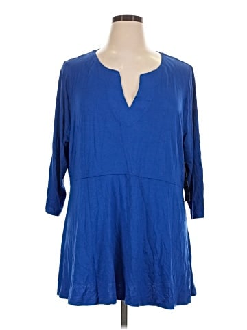 Jessica London 3/4 Sleeve Blouse (view 1)