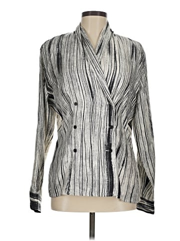 Escada by Margaretha Ley Long Sleeve Silk Top (view 1)