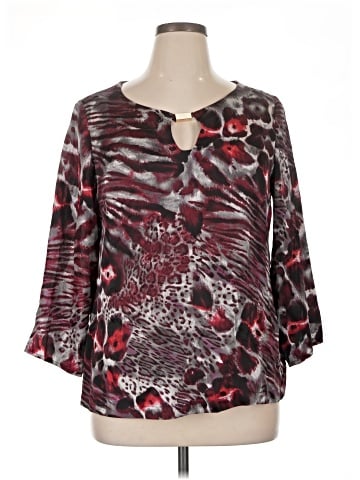 Evan Picone 3/4 Sleeve Blouse (view 1)