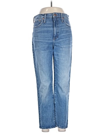 Madewell Classic Straight Jeans in Nearwood Wash (view 1)